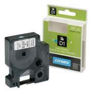 AbilityOne 7510016576746, Dymo/SKILCRAFT Label Cassette, 0.5" x 24 ft, White/Black