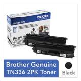 Brother TN3362PK High-Yield Toner, 4,000 Page-Yield, Black, 2/Pack