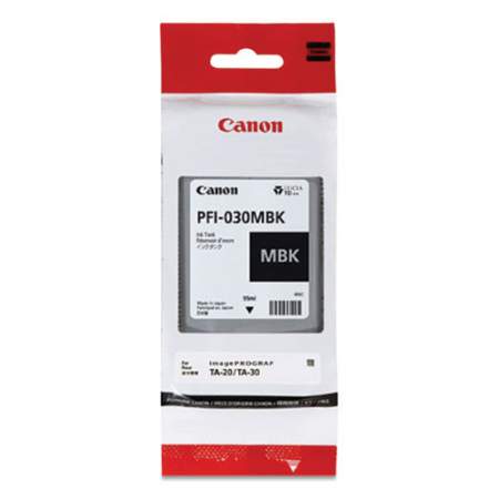 Canon 3488C001 (PFI-030) INK, 55 ML, MATTE BLACK