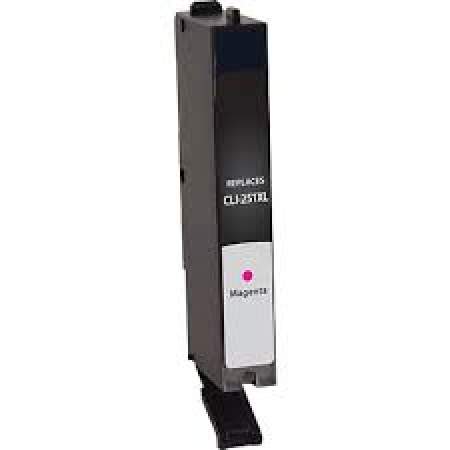 Compatible Canon 6515B001 (CLI-251) ChromaLife100+ Ink, 298 Page-Yield, Magenta (6515B001)