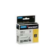 AbilityOne 7530016871404 Dymo/SKILCRAFT Industrial Rhino Thermal Vinyl Label Tape Cassettes, 0.5" x 18 ft, Black on White