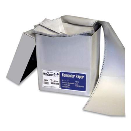 TST/Impreso Continuous Feed Computer Paper, 1-Part, 15 lb, 9.5 x 11, White, 1,700/Carton (638650)