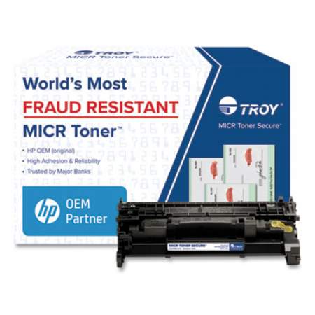TROY 0281680001 289A MICR Toner Secure, Alternative for HP CF289A, Black