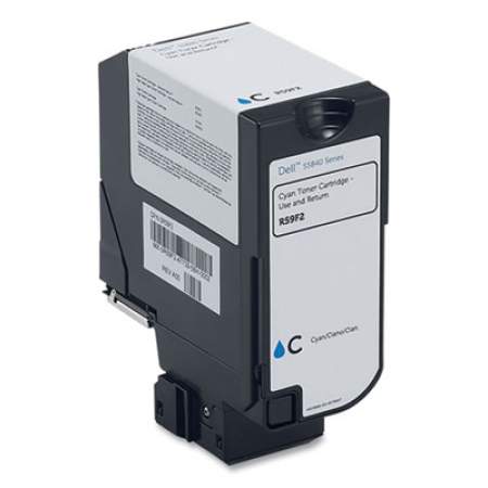 Dell R59F2 Toner, 6,000 Page-Yield, Cyan (2601410)