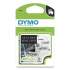 DYMO D1 Flexible Nylon Label Maker Tape, 0.5" x 11.5 ft, Black on White (16953)