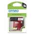 DYMO D1 High-Performance Polyester Permanent Label Tape, 0.75" x 18 ft, Black on White (16956)