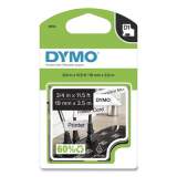 DYMO D1 Flexible Nylon Label Maker Tape, 0.75" x 11.5 ft, Black on White (16954)