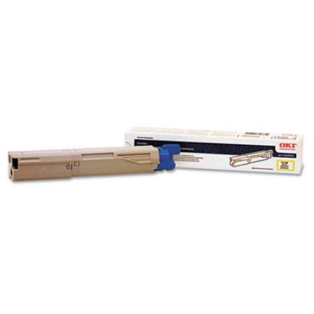 Oki 43459401 Toner (Type C8), 1,000 Page-Yield, Yellow