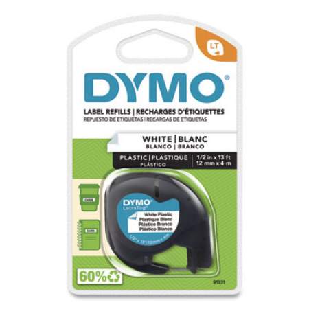 Details about   Compatible Labels Replacement For DYMO LetraTag Refills 91331 White Plastic Tape 
