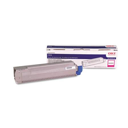Oki 44059110 Toner, 8,000 Page-Yield, Magenta