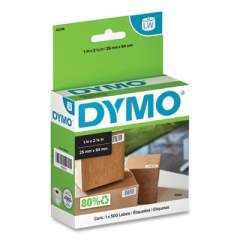 30252 24 Rolls of 350 1 1/8 x 3 1/2 White DYMO Authentic LabelWriter Mailing Address Labels for LabelWriter Label Printers