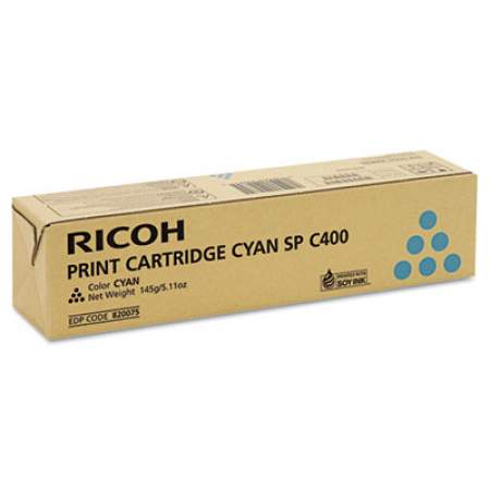 Ricoh 820075 Toner, 6,000 Page-Yield, Cyan