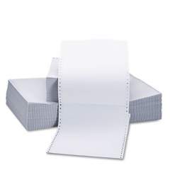 Universal Printout Paper, 2-Part, 15lb, 9.5 x 11, White, 1,650/Carton (15703)