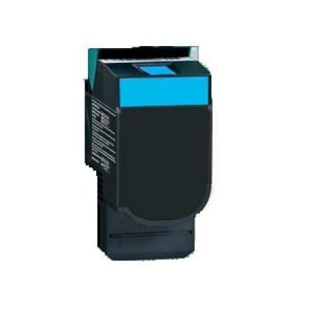 Compatible Lexmark C540H2CG High-Yield Toner, 2,000 Page-Yield, Cyan (C540H2CG)