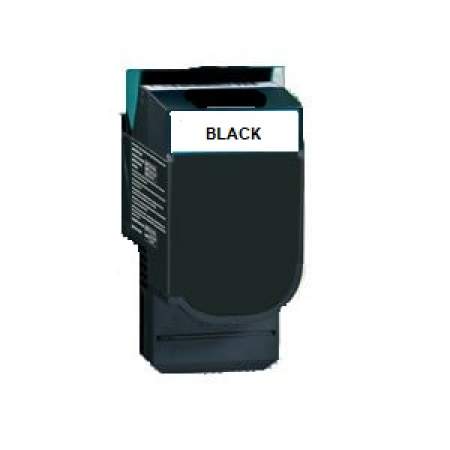 Compatible Lexmark C540H2KG High-Yield Toner, 2,500 Page-Yield, Black (C540H2KG)