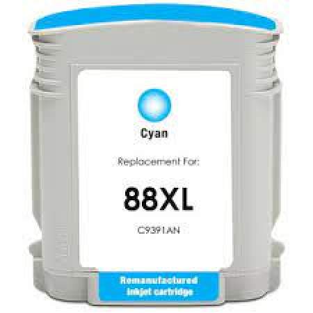 Compatible HP 88XL, (C9391AN) High-Yield Cyan Ink Cartridge (C9391AN)