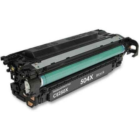 Compatible HP 504X, (CE250X) High-Yield Black Original LaserJet Toner Cartridge (CE250X-R)
