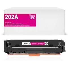 Compatible HP 202A, (CF503A) Magenta LaserJet Toner Cartridge (CF503A)