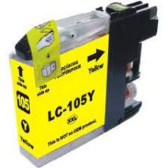 Compatible Brother LC105Y Innobella Super High-Yield Ink, 1,200 Page-Yield, Yellow (LC105Y-R)