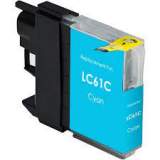 Compatible Brother LC61C Innobella Ink, 325 Page-Yield, Cyan (LC61C-R)