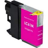 Compatible Brother LC61M Innobella Ink, 325 Page-Yield, Magenta (LC61M-R)