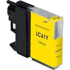 Compatible Brother LC61Y Innobella Ink, 325 Page-Yield, Yellow (LC61Y)