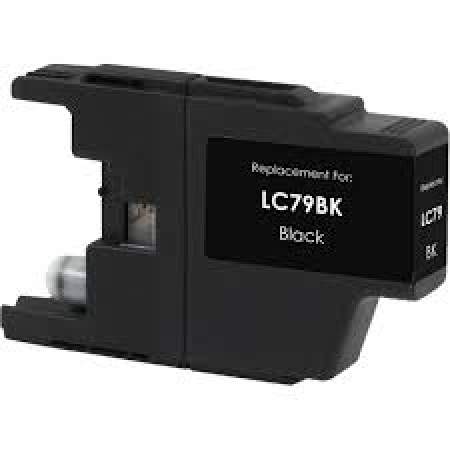 Compatible Brother LC79BK Innobella Super High-Yield Ink, 2,400 Page-Yield, Black (LC79BK)