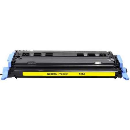 Compatible HP 124A, (Q6002A) Yellow LaserJet Toner Cartridge (Q6002A)