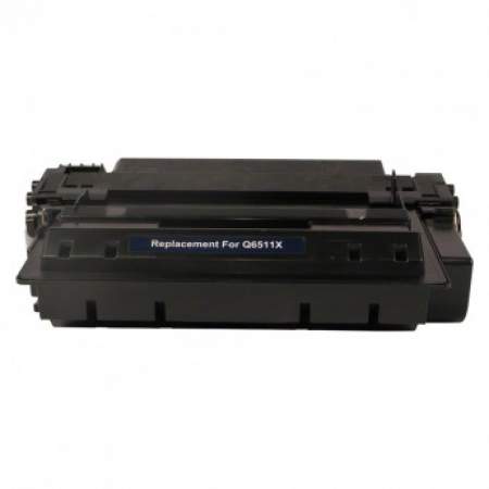 Compatible HP 11X, (Q6511X) High-Yield Black Original LaserJet Toner Cartridge (Q6511X-R)