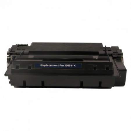 Compatible HP 11X, (Q6511X) High-Yield Black LaserJet Toner Cartridge (Q6511X)