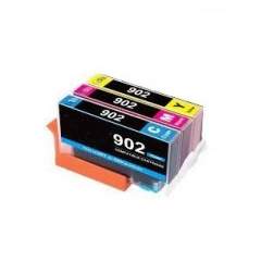 Compatible HP 902, (T0A38AN) 3-Pack Cyan/Magenta/Yellow Ink Cartridges (T0A38AN)